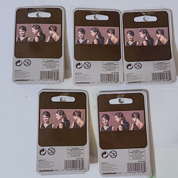 Goody Luxe Lot 9 Pc Smoky Rhinestone Snowflake Starburst Silver Combs and Clips - Picture 4 of 6